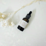Brighten my Days serum. Oil blend in 30 ml dropper with argan oil, lemon oil, and frankincense oil. Monarchess Natural Luxuries skin care products. Monarchess, Amman, Jordan
