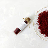 Red Gold. Pure Iranian grade A saffron. 1g. Monarchess Natural Luxuries skin care products. Monarchess, Amman, Jordan