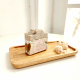Clay Charm Soap. Moisturizing natural soap with shea butter, Dead Sea mud, and Moroccan Akr Fassi. Monarchess Natural Luxuries skincare products. Monarchess, Amman, Irbid, Jordan