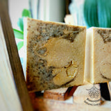 Bee Lavish Soap. Moisturizing natural soap with shea butter, honey, and propolis. Monarchess Natural Luxuries skincare products. Monarchess, Amman, Jordan